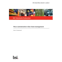 BS PD ISO/PAS 24644-1:2023