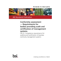 BS PD ISO/IEC TS 17021-6:2014