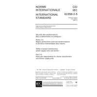 IEC 61558-2-5 Ed. 1.0 b:1997