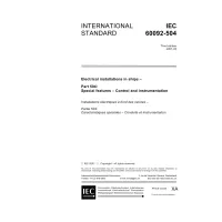 IEC 60092-504 Ed. 3.0 en:2001