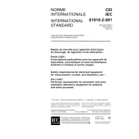 IEC 61010-2-081 Ed. 1.0 b:2001