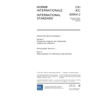 IEC 60904-2 Ed. 2.0 b:2007