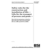 BS DD CEN/TS 81-29:2004