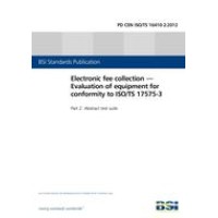 BS PD CEN ISO/TS 16410-2:2012
