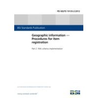 BS PD ISO/TS 19135-2:2012