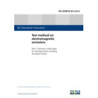 BS PD CISPR/TR 30-2:2012