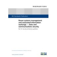 BS PD IEC/TR 62351-10:2012