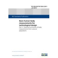 BS PD CEN ISO/TR 7250-2:2011+A1:2013