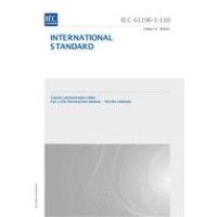 IEC 61196-1-110 Ed. 1.0 en:2016