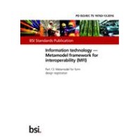 BS PD ISO/IEC TS 19763-13:2016