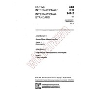 IEC 60947-2 Amd 1 Ed. 1.0 b:1992