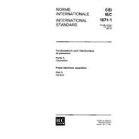 IEC 61071-1 Ed. 1.0 b:1991
