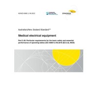 AS/NZS 60601.2.46:2022 PDF